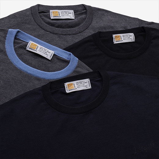 FRAGMENT DESIGN x SEQUEL x JOHN SMEDLEY クルーネックニット 詳細画像 NO4(CHARCOAL / EVENTIDE BLUE) 6